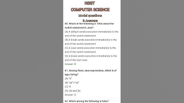 HSST COMPUTER SCIENCE | Model questions and answers | Part 5 | #psc #hsst #computerscience