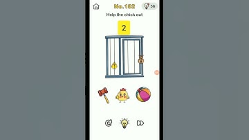 Help the chick out?|brain out level 182|#shorts #brainout #funnygameryt