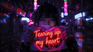 Tearing up my heart - Retrowave - Full Official Music Video - Tim Borg