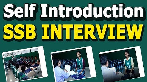How To Introduce Yourself In English | Top 3 Self Introduction Tips to ACE Your SSB Interview #ssb