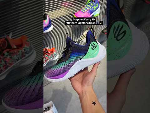 Stephen Curry 10 “Northern Lights” Edition 🌌💫!