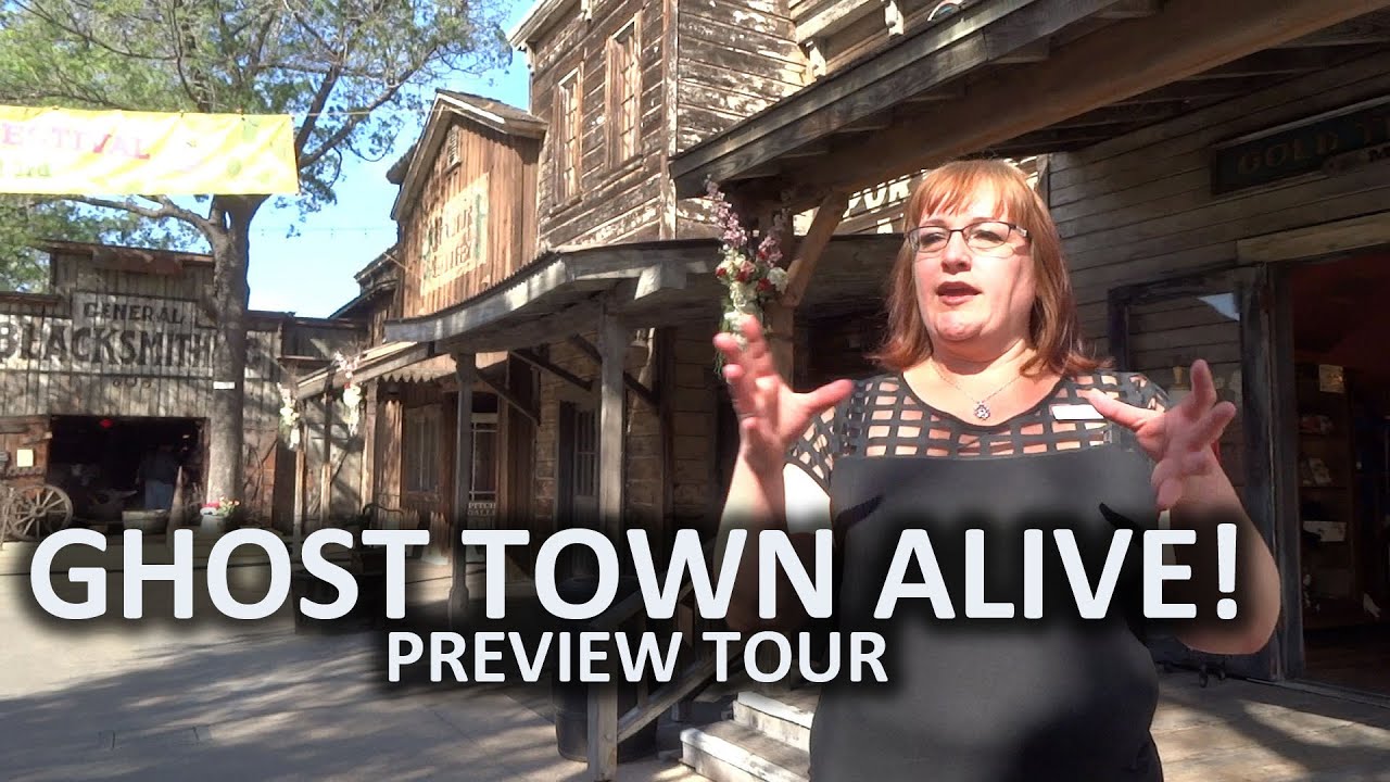 "Ghost Town Alive!" preview tour for Ghost Town's 75th anniversary at
