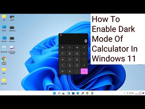 How to Enable Dark Mode Calculator in Windows 11