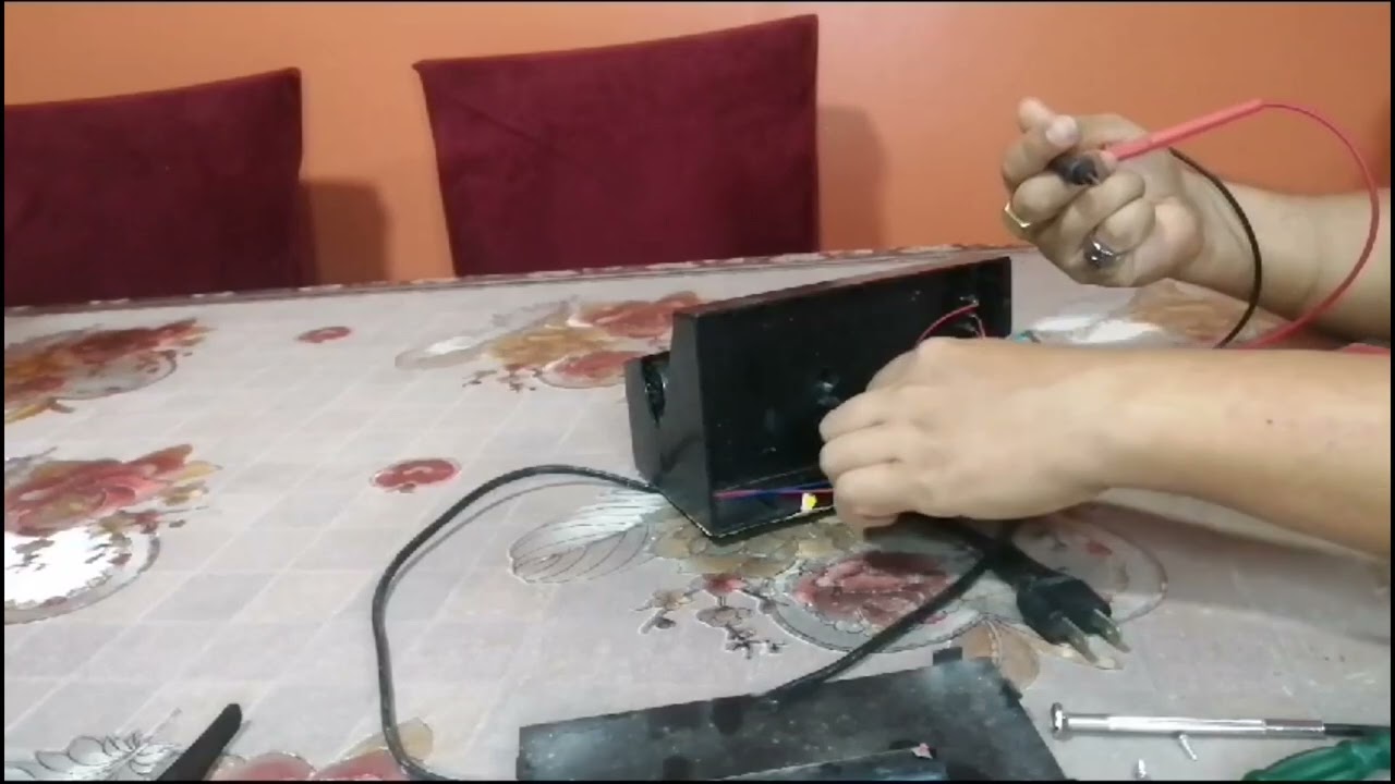 REPARANDO DETECTOR DE BILLETES FALSOS