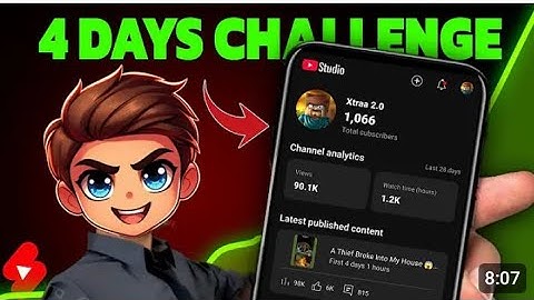 4 DAYS Challenge ( Shoking Result ) How To Grow Gaming Channel From 0 Subscribers
