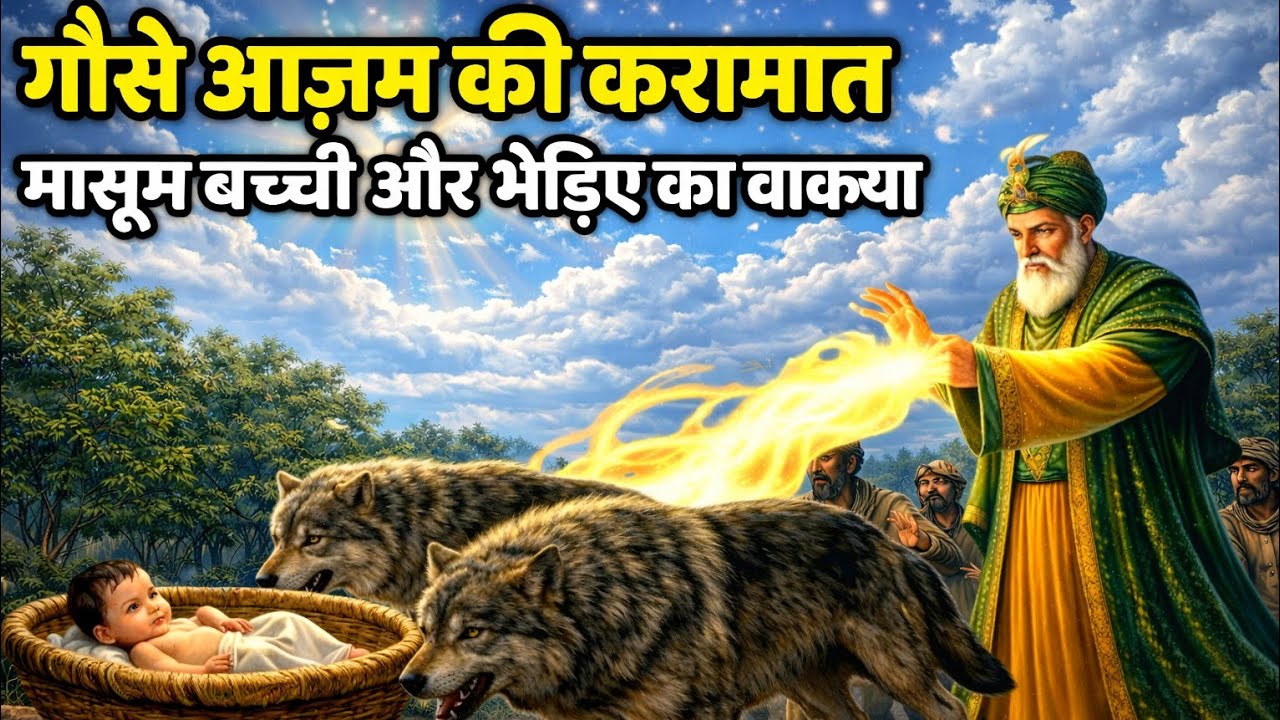 Gause Azam Ka Karishma | Jungle Me Chhodi Gayi Badshah Ki Beti Ko Bhediyon Ne Bachaya 