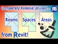Revit Snippet: Instantly Purge Unplaced Rooms, Spaces and Areas