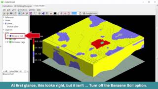 (RTE 5.5) Using a Custom Color Table to View a Benzene Model