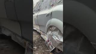 XUV paint one side 😍👑#_modificaton tarveller Love