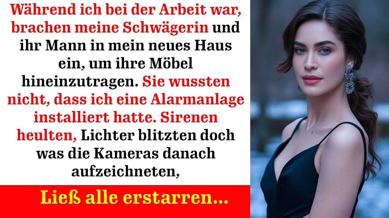 Der Einbruch: Als die Alarmanlage losging, begann das, was niemand erwartet hatte...
