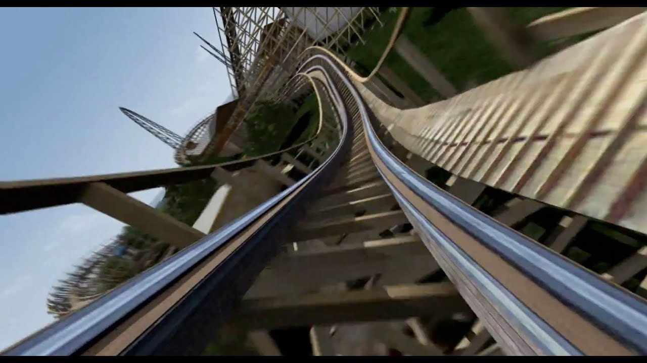 Gold Striker POV California's Great America New for 2013 GCI Wooden
