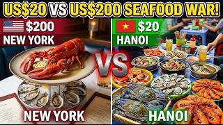 $20 Hanoi Seafood Buffet Beats $200 Luxury Restaurants | Hidden Seafood Secret