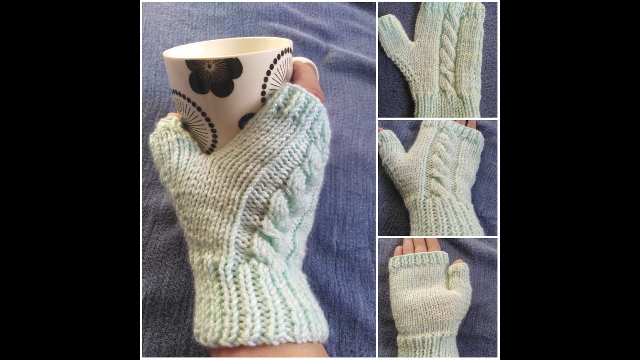 جوانتي تريكو 🧤/ ضفيرة تريكو / طريقة التزايد / استخدام إبرة الضفيرة