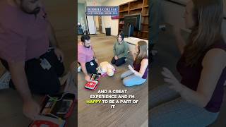 Burrell College: How to Perform CPR Compressions and use an AED machine #medicalschoolcommunity