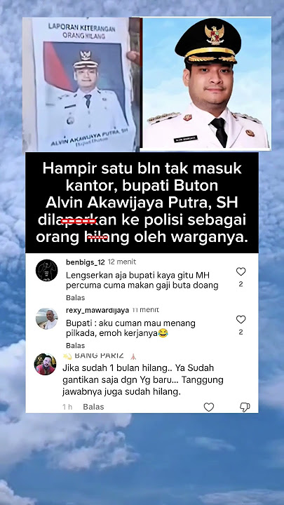 sudah habis masa tenggang silakan diganti #bupatibuton