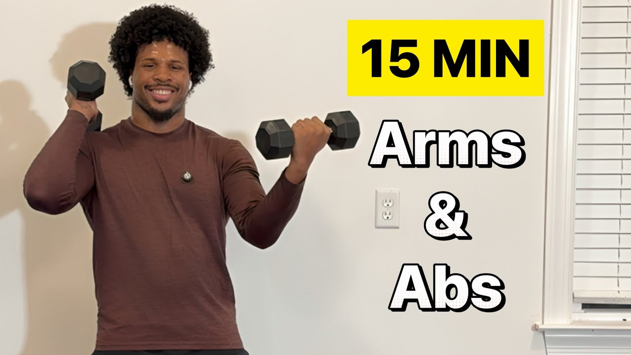 15 MIN Standing Arms & ABS ( No Floor ) 