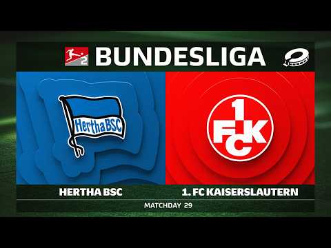 LIVE 🔴 Hertha BSC vs. 1. FC Kaiserslautern | Matchday 29 - Bundesliga 2 2025/26
