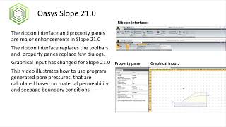 Oasys Slope Tutorial: Generating Pore Pressure