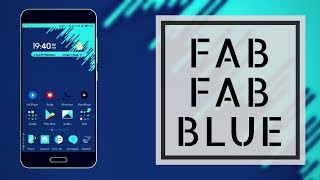 Third Party Themes For MIUI 8 | Fab Fab Blue screenshot 2