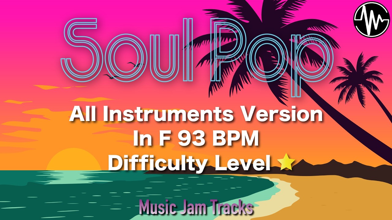 Soul Pop Jam All Instruments Backing Track |  BPM93