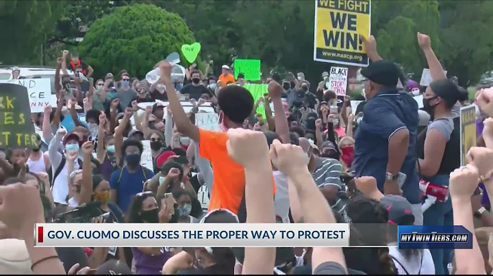 Governor Cuomo says he supports peaceful protesters