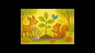 A tiny acorn dreams of becoming a big oak tree 🌳 #classicstory #educationalvideo