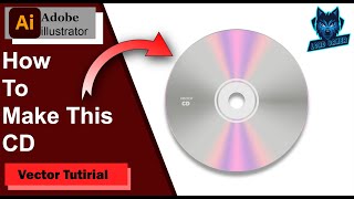 How to create CD in illustrator 2021 | Vector tutorial | Radial Mesh | Urdu- Hindi