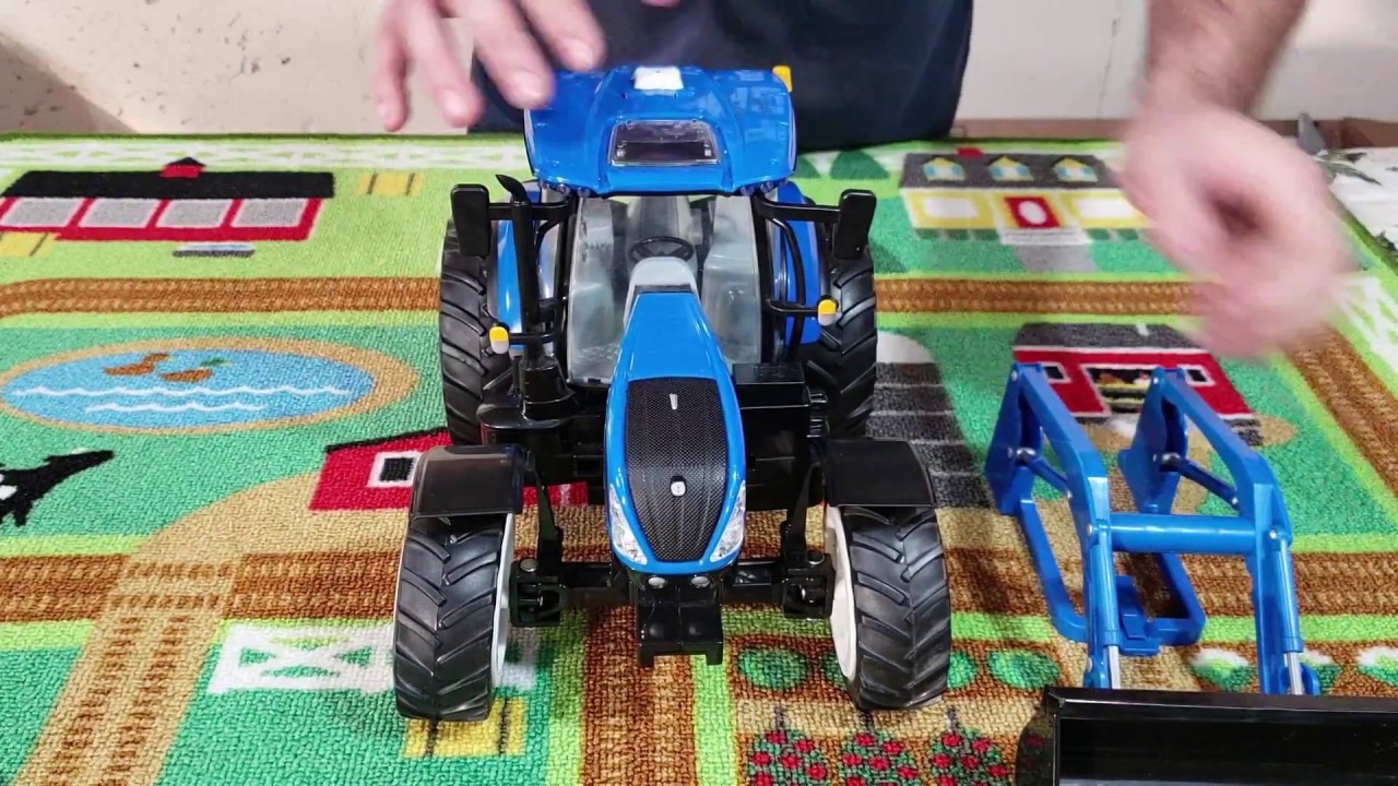 Tracteur New Holland T7.270 Ertl 1/64 - Modèle Réduit Avec PLM Intelligence, Neuf, Réf ERT13998