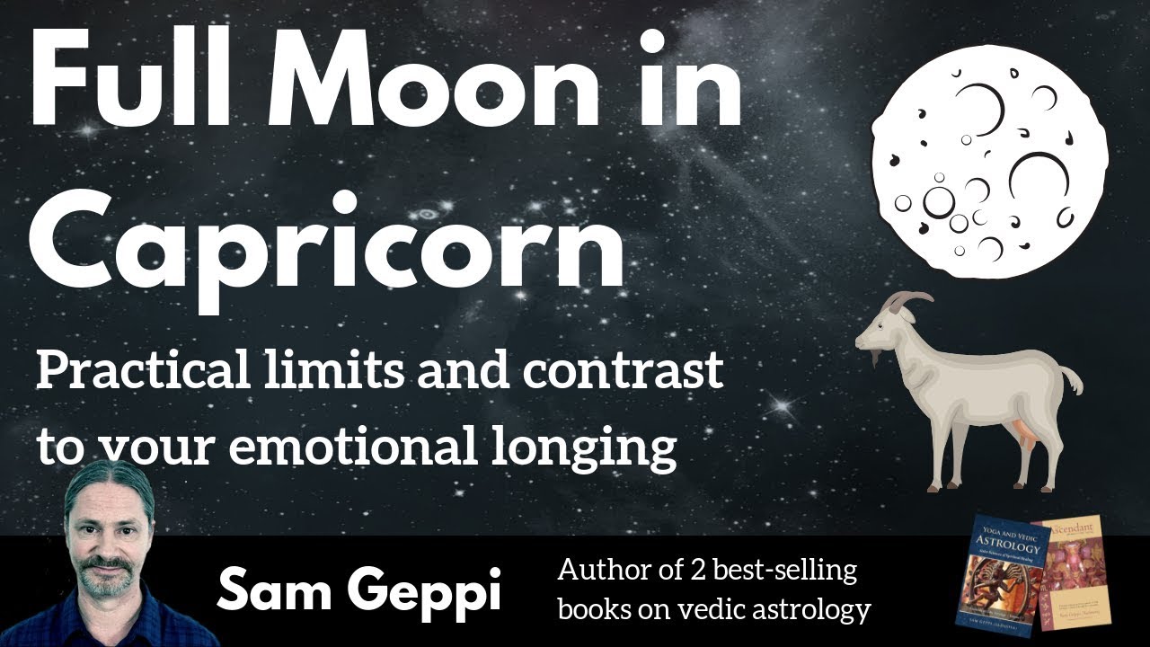 Full Moon in Capricorn - August 14, 2019