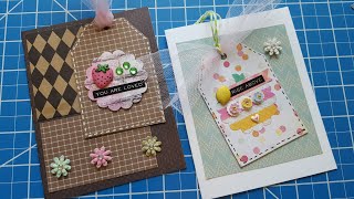 Make Cards using Embellishments, Scraps, Tags