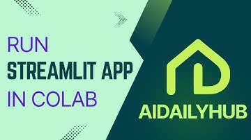 How to Run Streamlit in Google Colab | Step-by-Step Tutorial