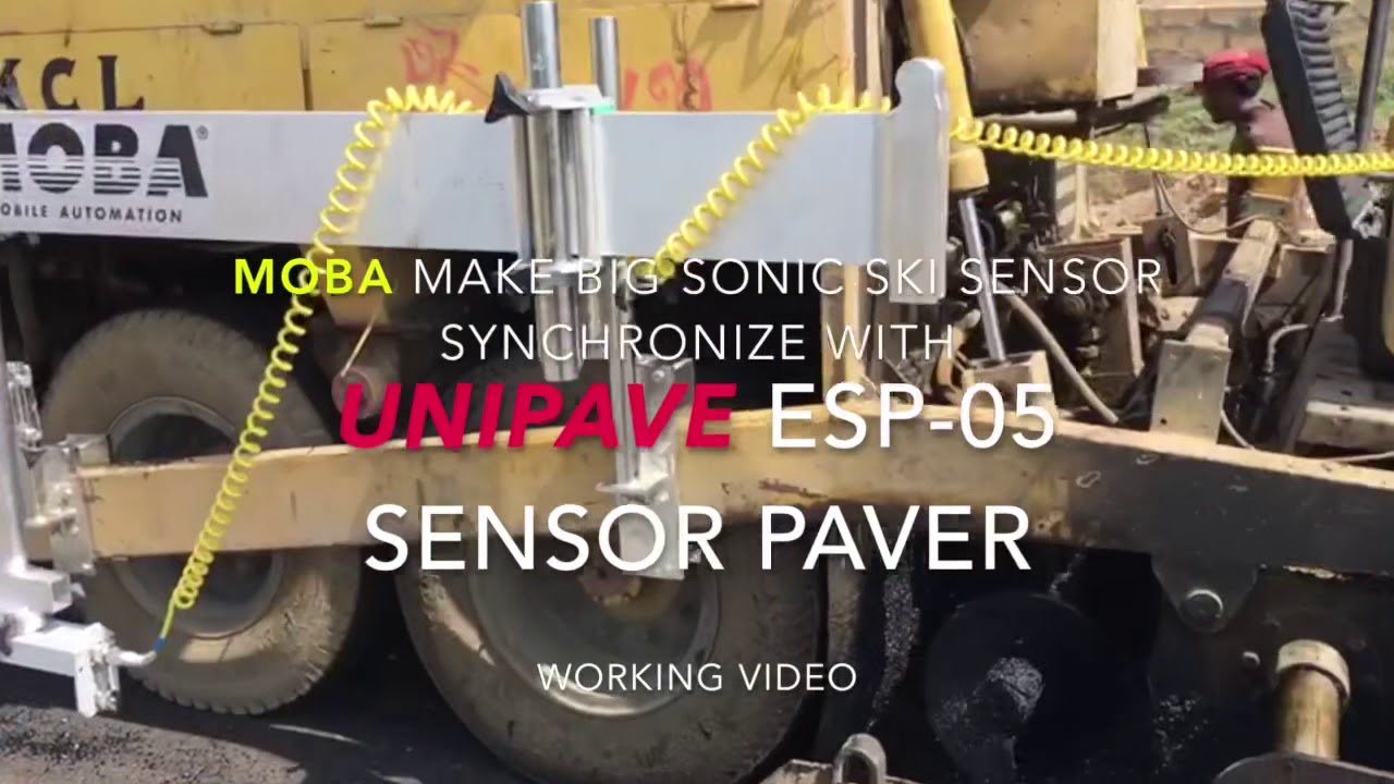 UNIPAVE SENSOR PAVER ESP-05 with MOBA big Sonic Ski Sensor - YouTube