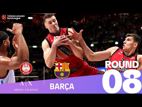 Milan edges Barca in battle for first! | Round 8, Highlights | Turkish Airlines EuroLeague