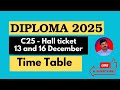 Karnataka Diploma Exam Updates | Time Table | Hall Ticket Download Guide
