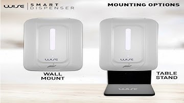 Wise smart dispenser | Automatic sanitizer and soap dispenser