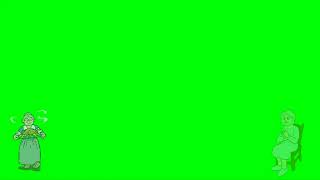 бабушка футаж на зеленом фоне для видеомонтажа