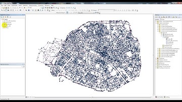 GIS : การทำ Network Analysis ในโปรแกรม ArcMap 10.1