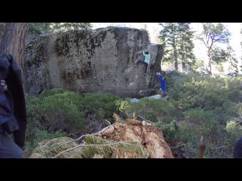 Beta Video for climb Space Race v7, Lake Tahoe