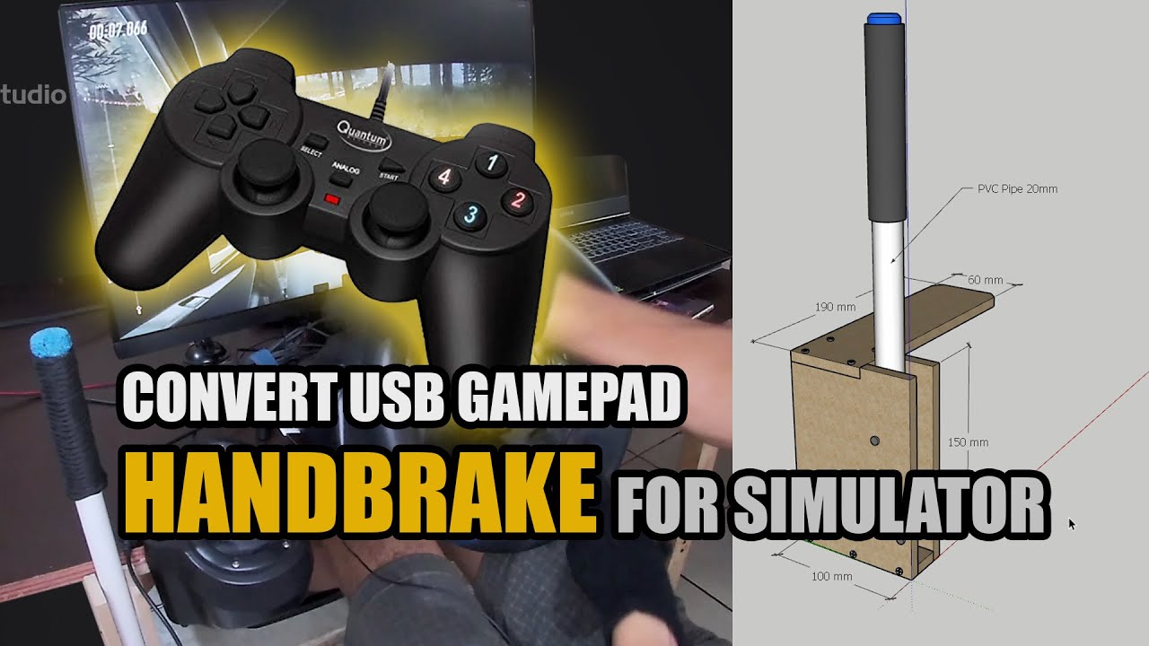 USB Handbrake for PS4 PS5 Accessories Support G29 for Racing Games