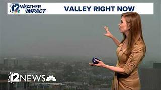 Dust lingering in the Valley after Monday's storm