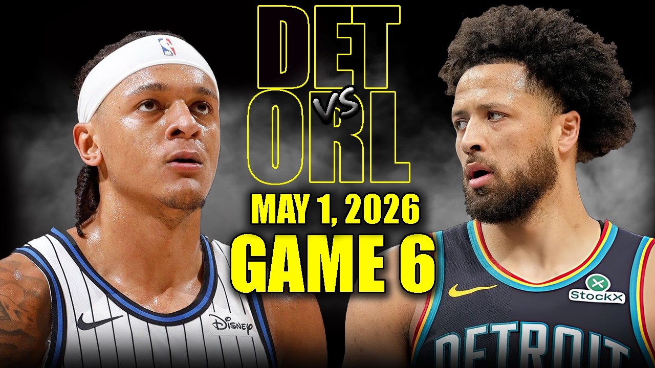 Detroit Pistons vs Orlando Magic Full Game 6 Highlights - May 1, 2026 | NBA Playoffs