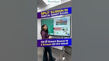 Split Screen in Digital Board For Online Teaching -  #digitalboard #smartboard #smartclass