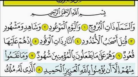 سورة البروج ٨ - ١٠ تكرار الاية