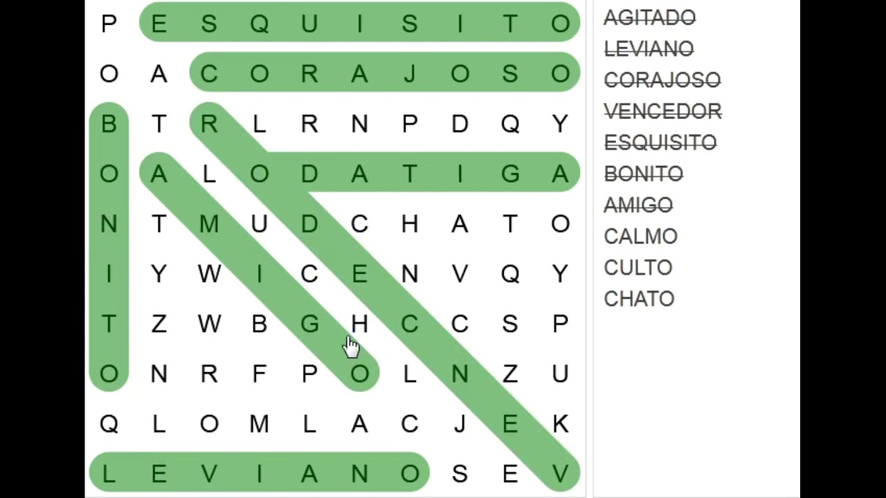 Racha Cuca - Caça Palavras Uma Palavra