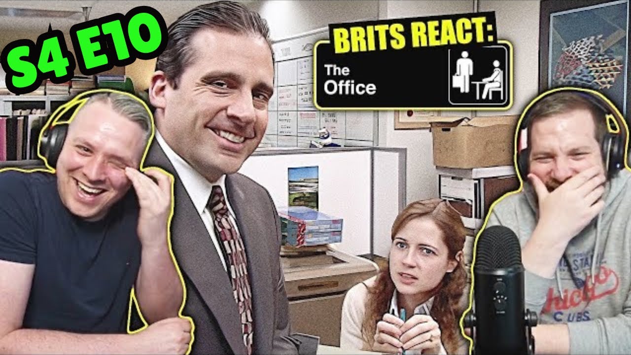 British Guys HILARIOUS The Office Reaction | Season 4 Episode 10 (Branch Wars)