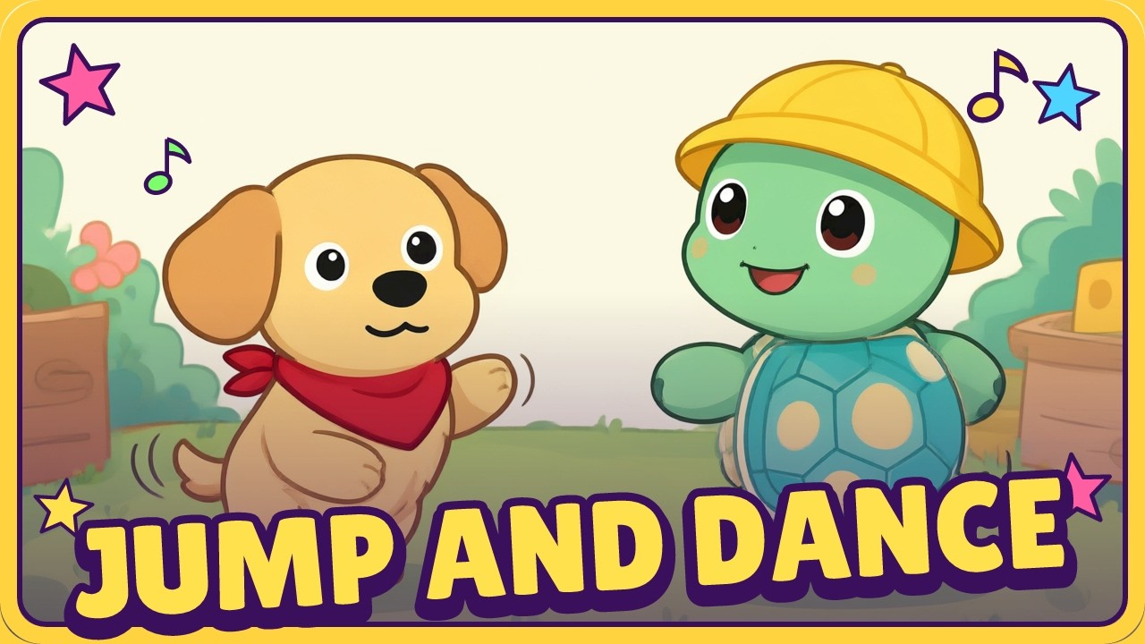 Jump and Dance with the Animals | Movement Song for Kids