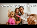 WE&#39;RE HAVING A BABY (in Germany!) | Finding out we are pregnant + telling family! 🇩🇪 👶