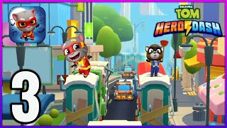 Talking Tom Hero Dash Walkthrough Gameplay Part 3 - New Place Beach Unlocked (iOS, Android) screenshot 4