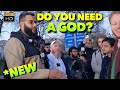 P1  do you need a god to exist hamza  mohammed hijab vs atheists  speakers corner  hyde park