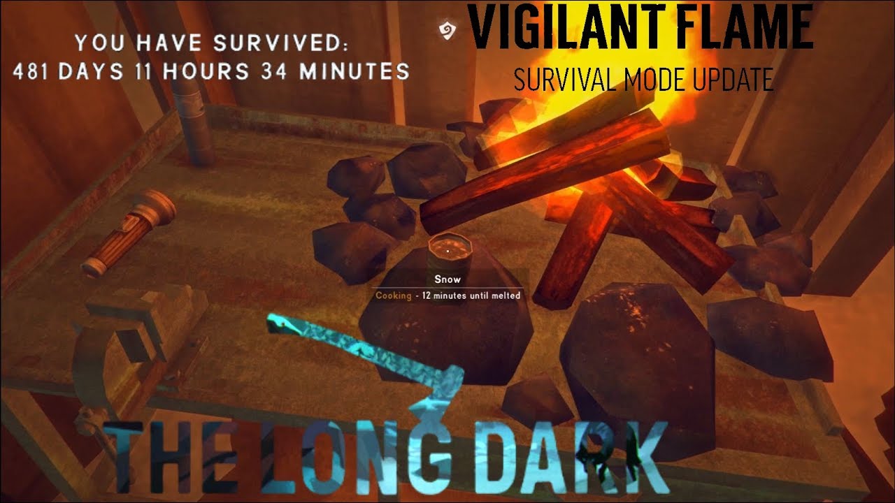 The Long Dark - Survival, Pilgrim, Day 481, New update 1.33 "Vigilant Flame" (manual cooking++)